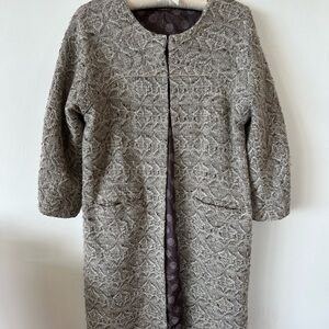 Erica Tanov gold-flecked coat